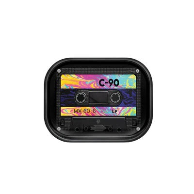 Cassette Metal Rolling Tray | Small (7 in x 5.75 in x 0.5 in)