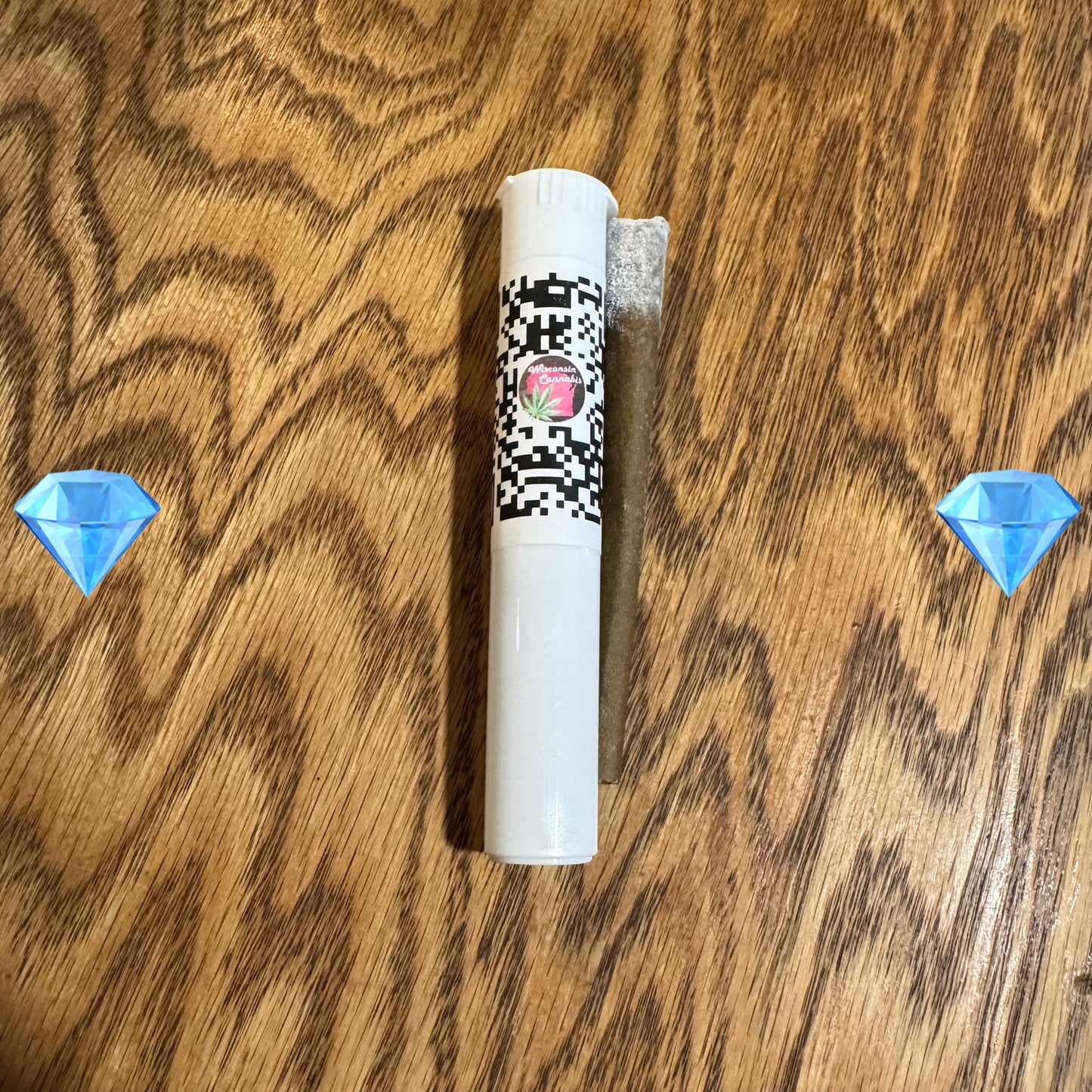 Wisconsin Cannabis | Hybrid | 1.5 gram King Size Pre-roll | THCa Diamond Infused Mike Tyson Blunt Cone