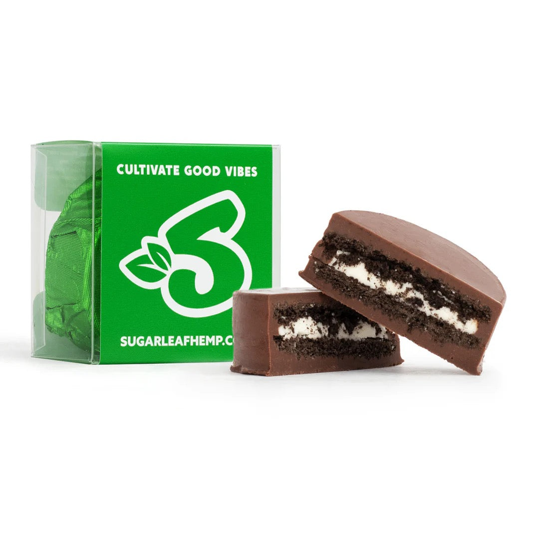 Sugarleaf | 100mg Delta 9 THC Chocolate Dipped Cookie