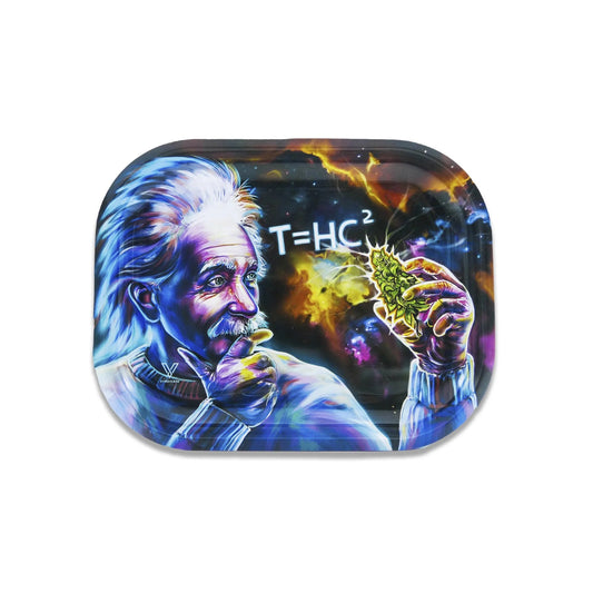 T=HC2 Einstein Metal Rolling Trays | Small (7 in x 5.75 in x 0.5 in)
