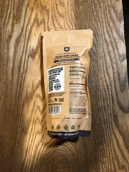 Botanicanna | CBD Isolate (THC Free) Hemp Chews | 40ct. 25mg CBD per piece