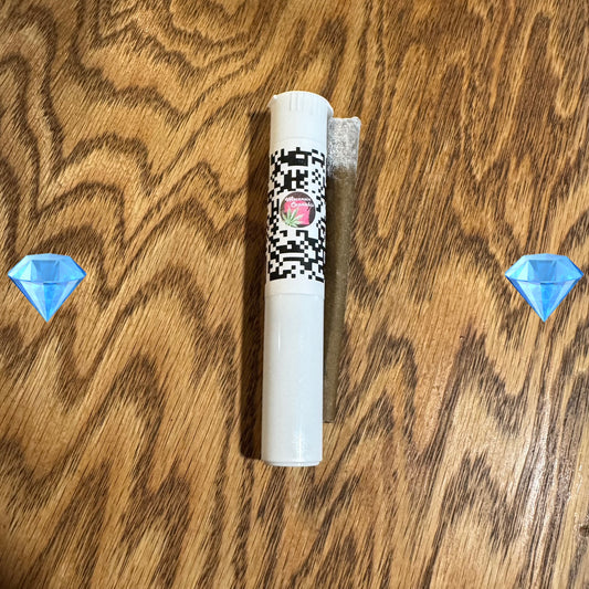 Wisconsin Cannabis | Hybrid | 1.5 gram King Size Pre-roll | THCa Diamond Infused Mike Tyson Blunt Cone