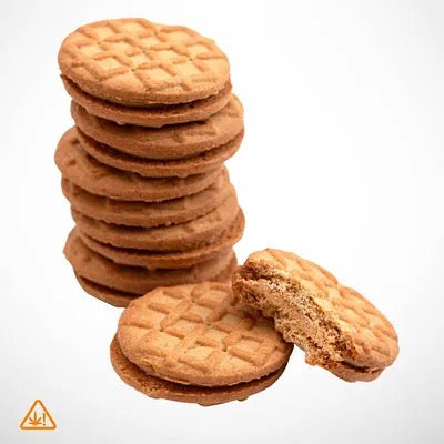 Baked by Wild Orchard Hemp | Peanut Bud-Der Cookies | 4ct. 30mg Delta 9 THC + 30mg CBD Cookies | 120mg Delta 9 THC + 120mg CBD per package
