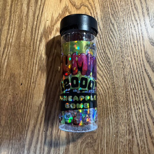 STΔSH Gummi | Hybrid | 10ct. 3mg D9 THC + 52mg D8 THC + 65mg CBD per piece | 1200mg per package | Pineapple Bomb