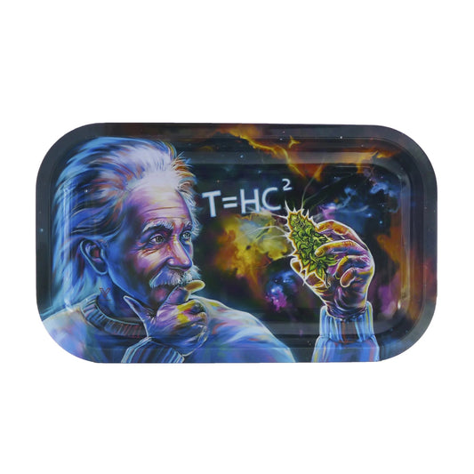 T=HC2 Einstein Metal Rolling Trays | Medium (10.5 in x 6.25 in x 1 in)