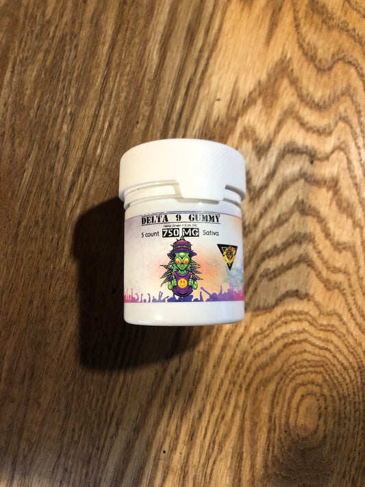Fix Mix | Sativa | 5ct. 190mg per piece Delta 9 THC Gummies | 950mg per package