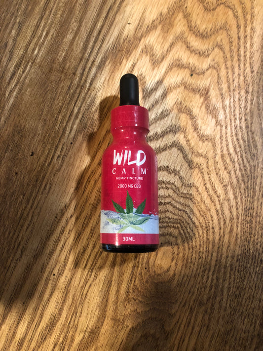 Wild Calm | 2000mg CBD Oil Tincture | 1oz