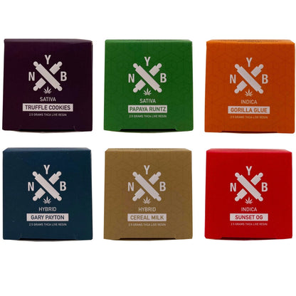 NYB Labs | 2.5g Live Resin Dabs | 99% THCa Diamonds & Sauce