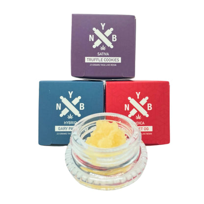 NYB Labs | 2.5g Live Resin Dabs | 99% THCa Diamonds & Sauce