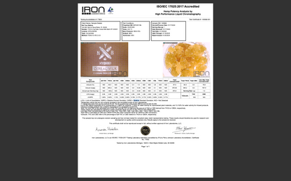 NYB Labs | 2.5g Live Resin Dabs | 99% THCa Diamonds & Sauce